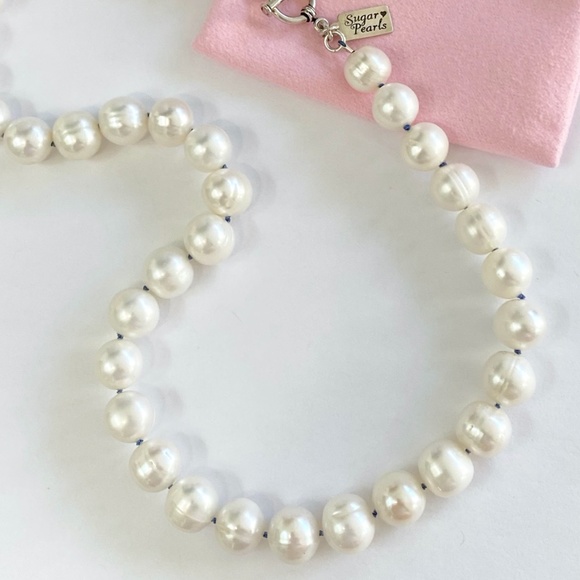 Chunky Freshwater Pearl Necklace - Picture 4 of 5